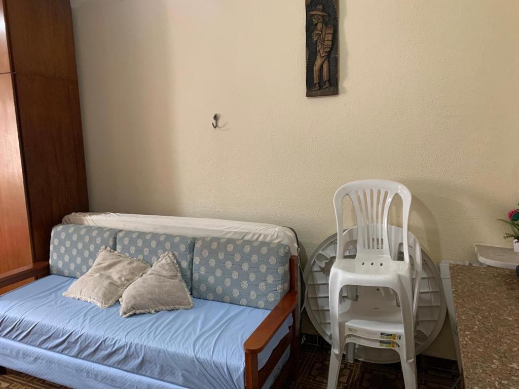 Kitnet Uma Quadra Da Praia - Aviacao - Ar Condicionado - Internet - Tv Plana Praia Grande Dış mekan fotoğraf